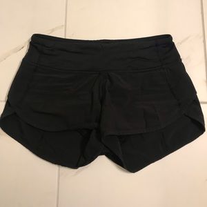 Lululemon Speed Shorts- Black, 2